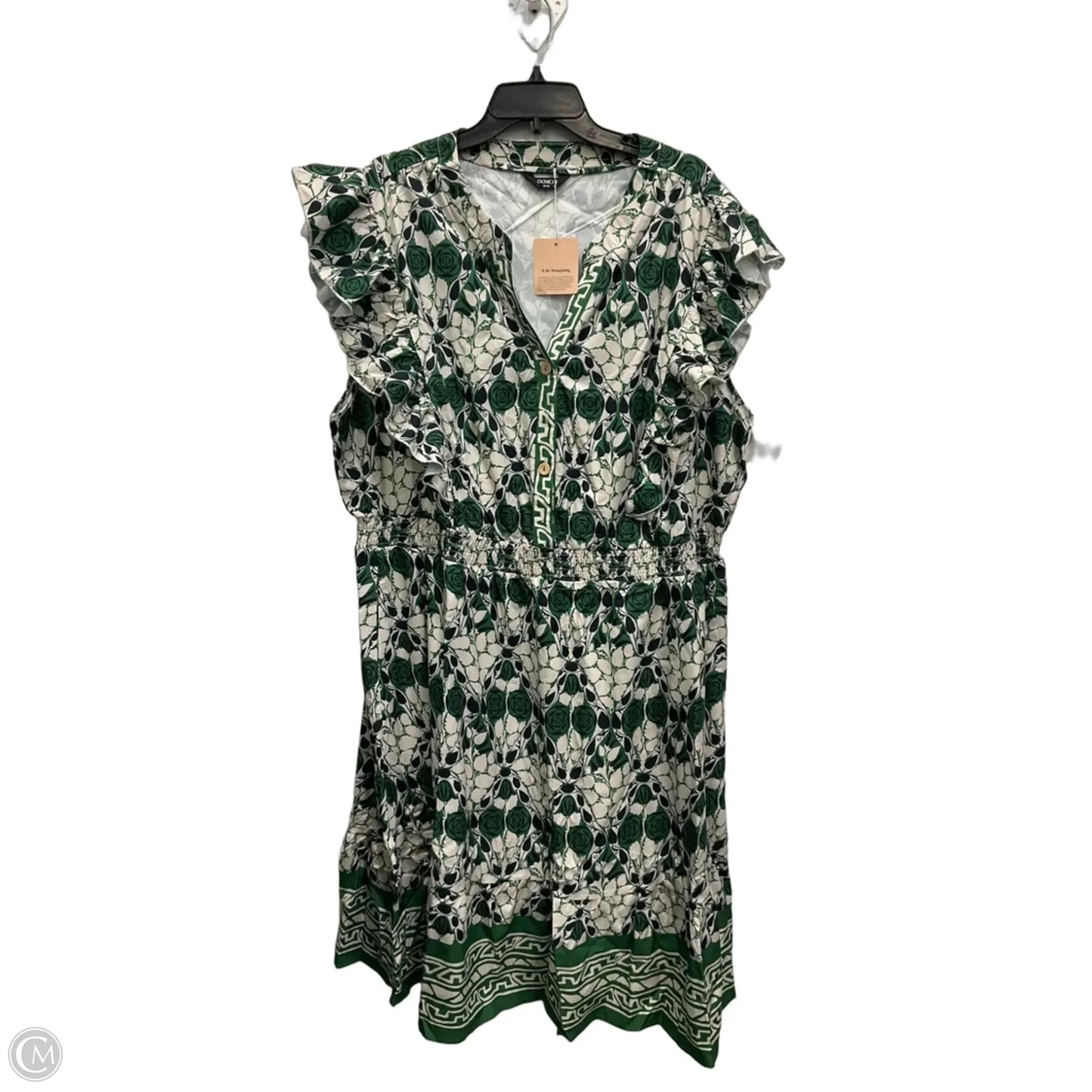 Dress Casual Maxi By Bloomchic In Green, Size: 4x
