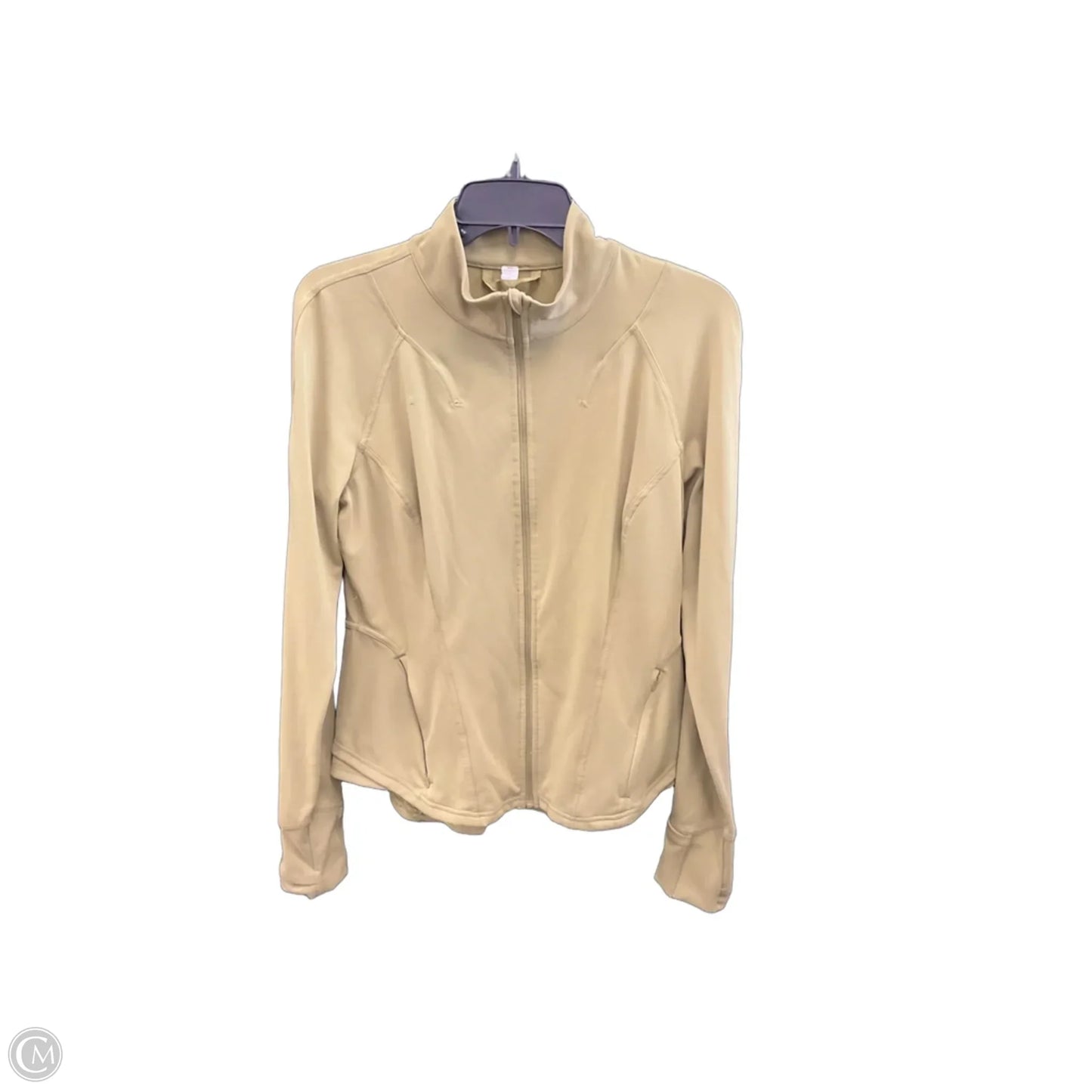 Athletic Jacket By Lululemon In Green, Size: M