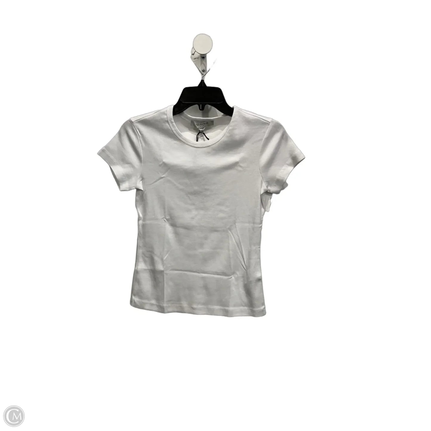 Top Short Sleeve Designer By All Saints In White, Size: S