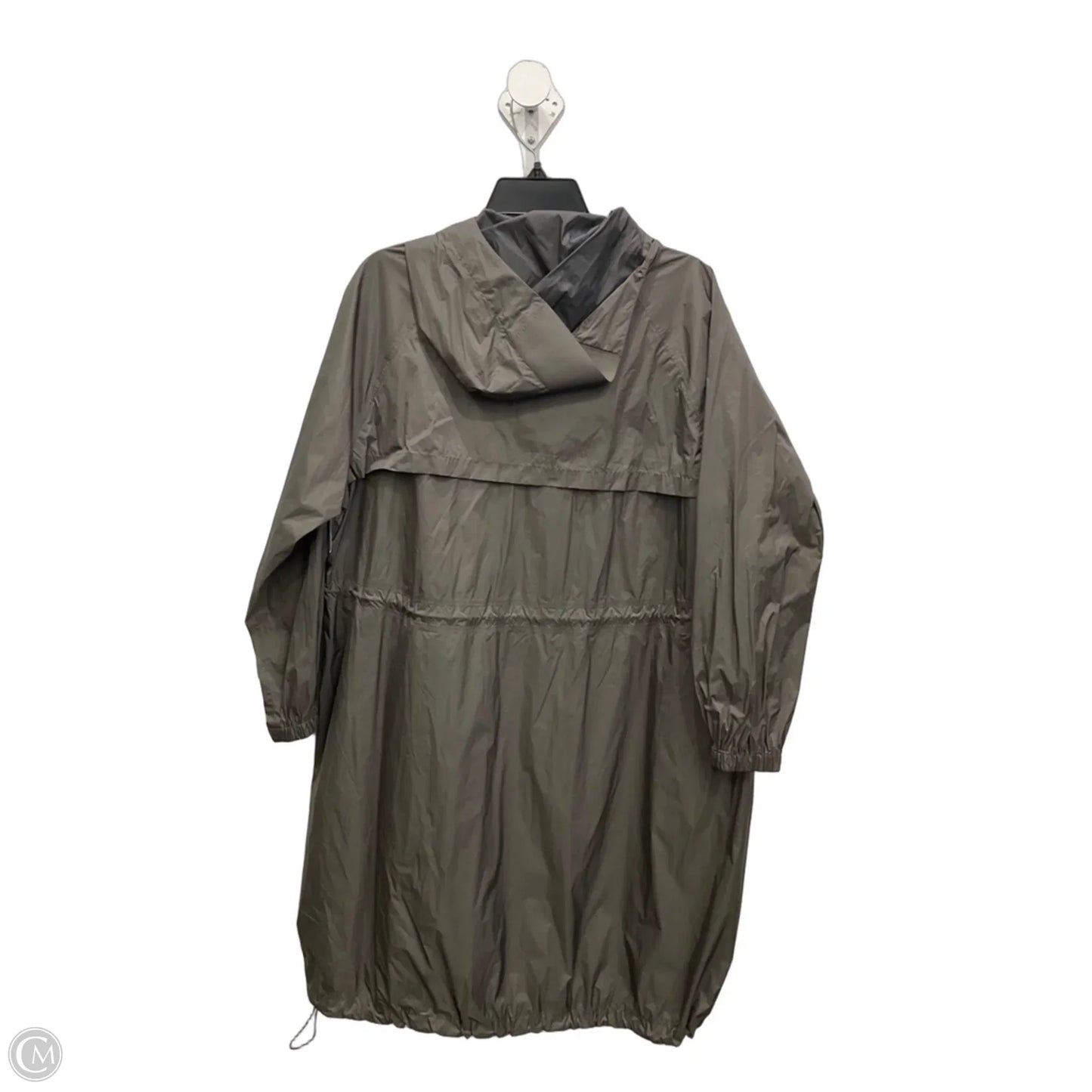 Jacket Windbreaker By Uniqlo In Grey, Size: Xs