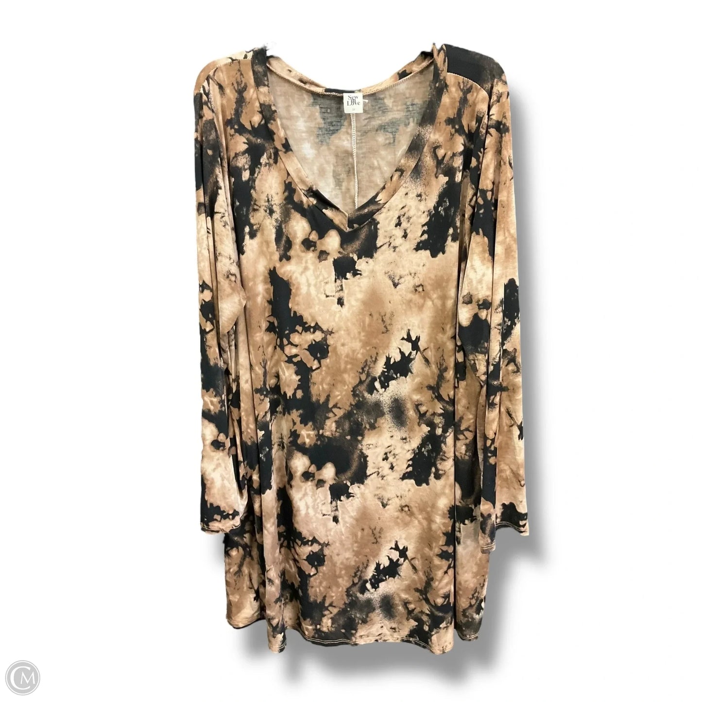 Top Long Sleeve By Sew In Love In Multi-colored, Size: 3x