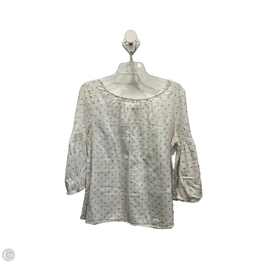 Top 3/4 Sleeve By Boden In Multi-colored, Size: L