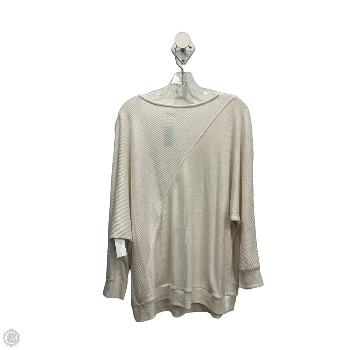Top Long Sleeve Basic By Maurices In White, Size: 1x
