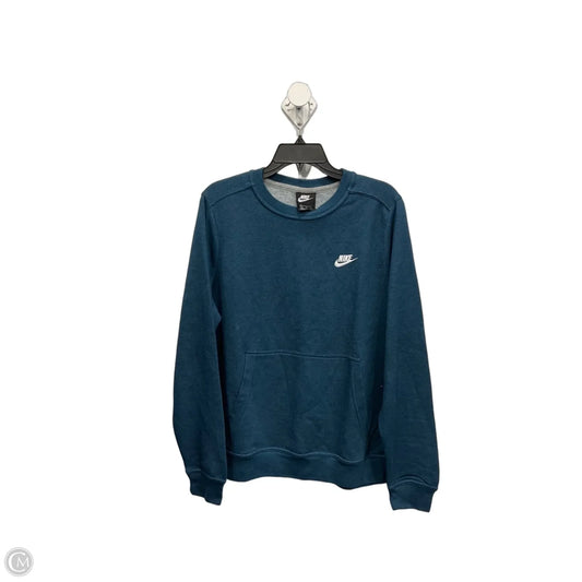 Sweatshirt Crewneck By Nike Apparel In Blue, Size: Xl