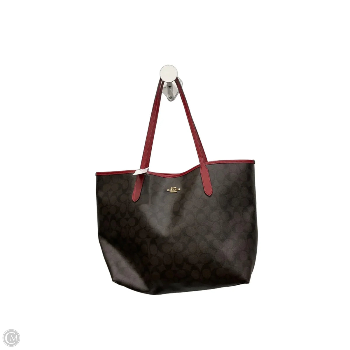 Tote Designer By Coach, Size: Medium