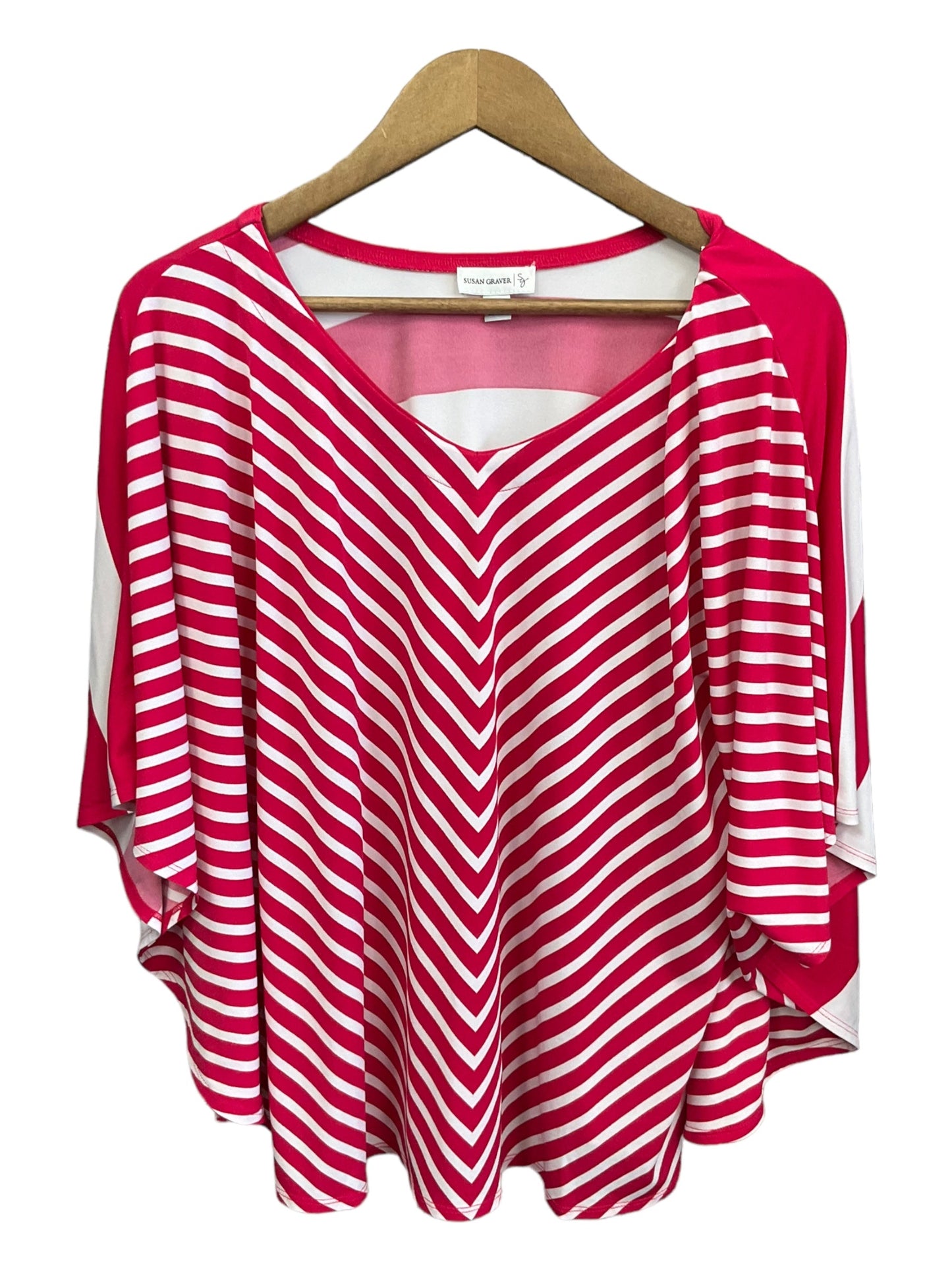 Blouse Short Sleeve By Susan Graver  Size: S
