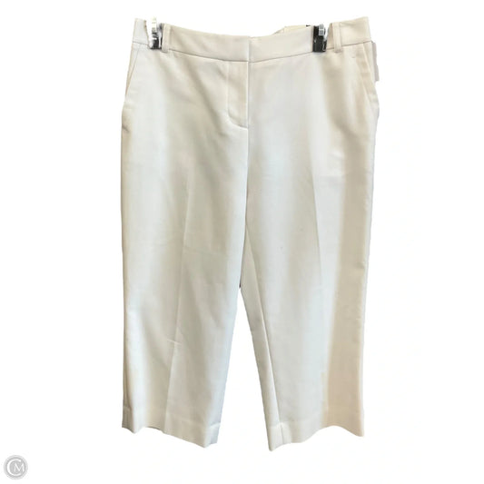 Capris By Loft In Cream, Size: 2