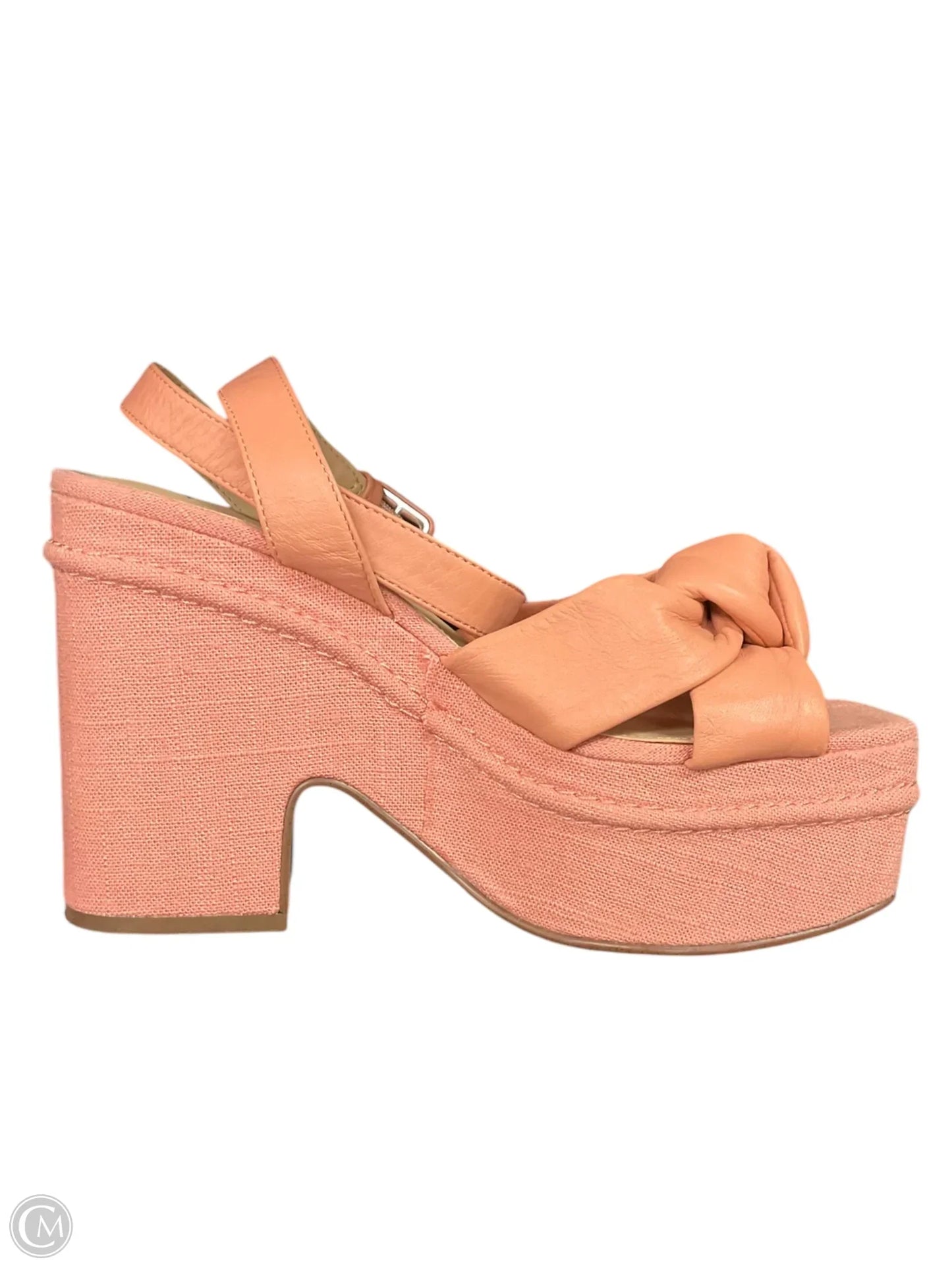Sandals Heels Platform By Sam Edelman In Pink, Size: 6