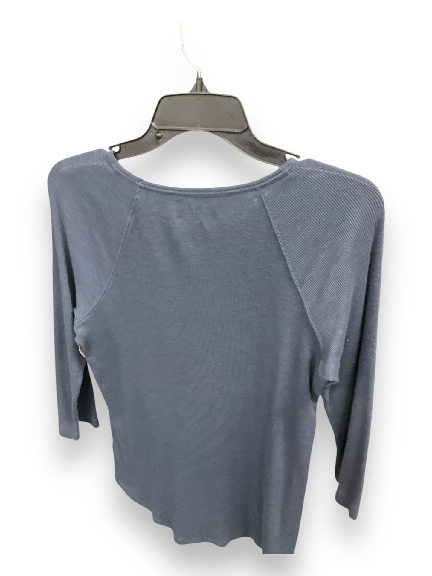 Top Long Sleeve Basic By Sonoma In Blue, Size: M