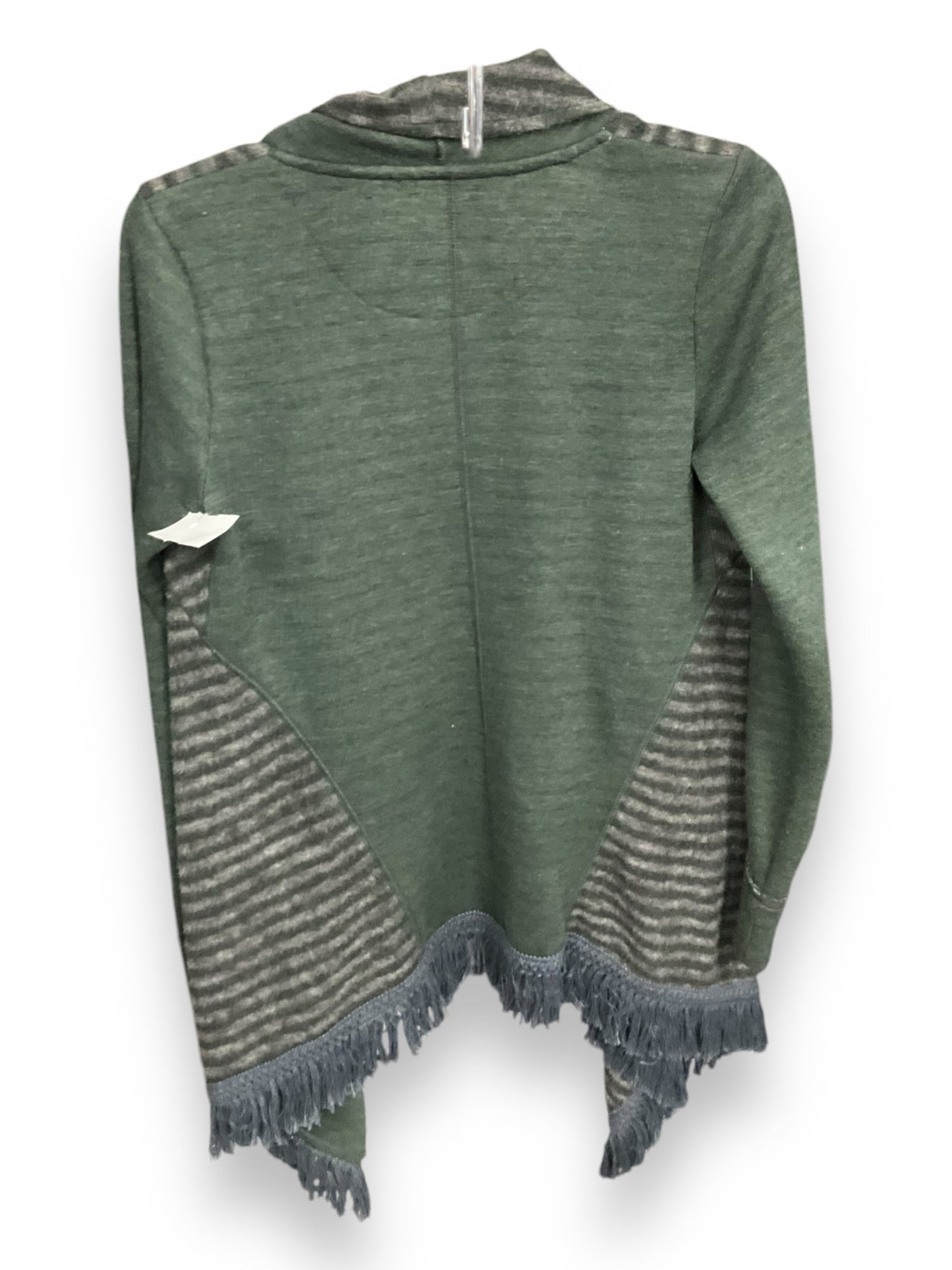 Cardigan By Saturday/sunday In Green & Grey, Size: Xs