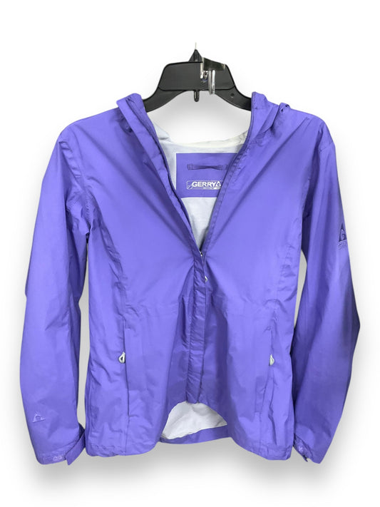 Jacket Windbreaker By Clothes Mentor In Purple, Size: S