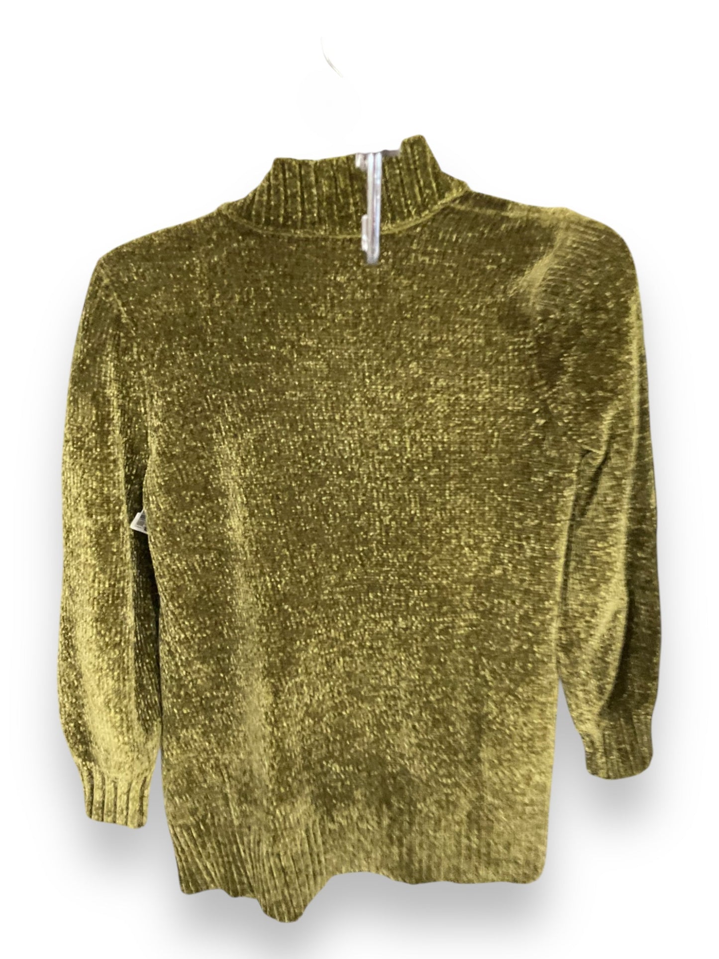 Sweater Cardigan By Loft In Green, Size: S
