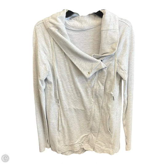 Athletic Jacket By Lululemon In Grey, Size: S
