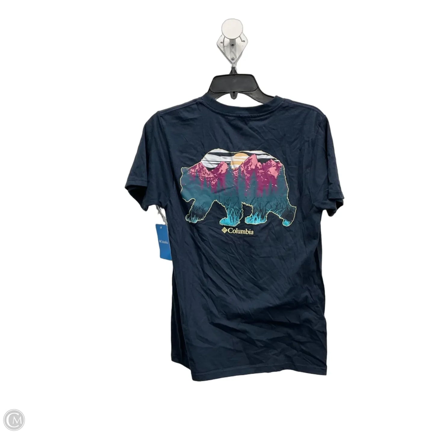 Top Short Sleeve By Columbia In Blue, Size: S