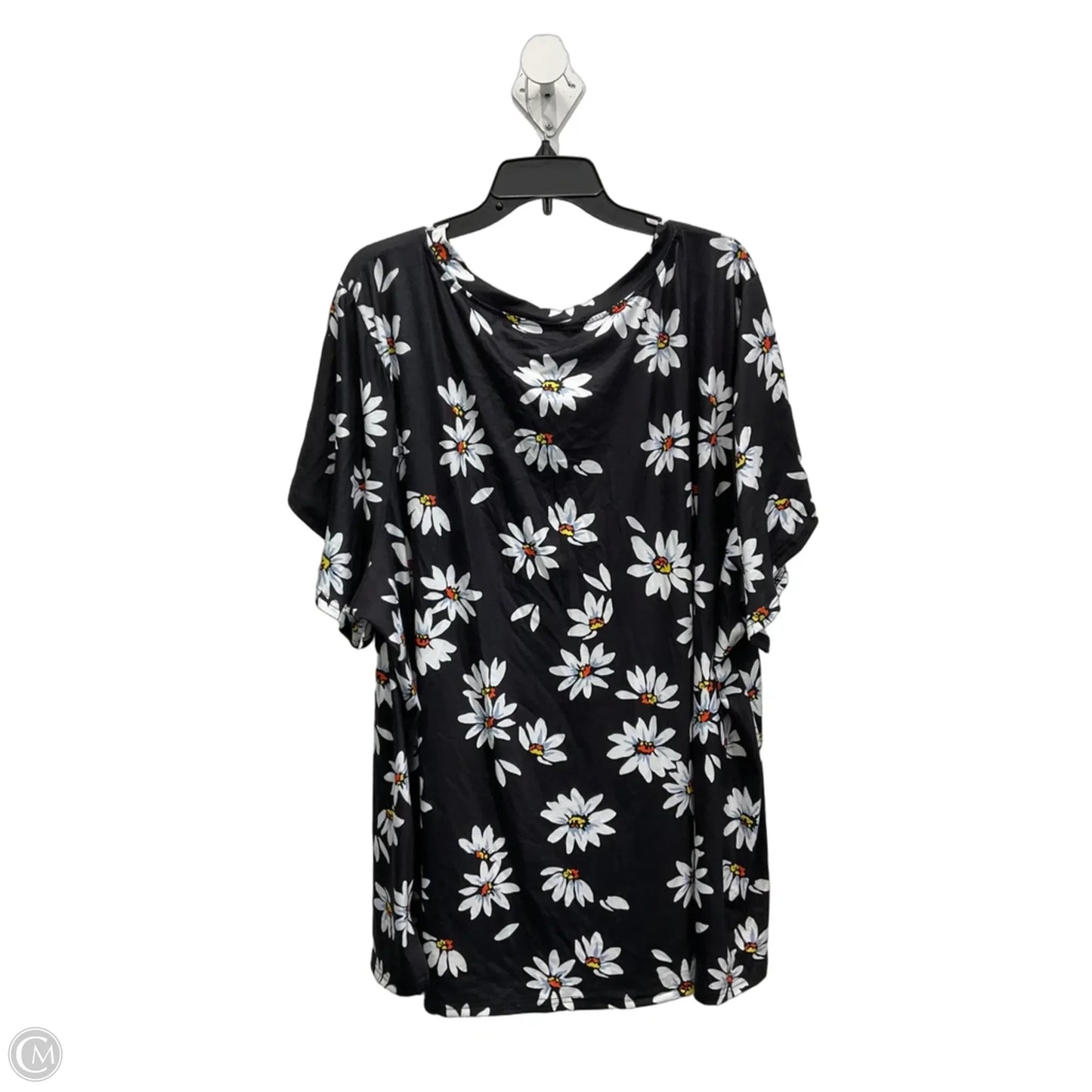 Top Short Sleeve By Bloomchic In Floral Print, Size: 4x