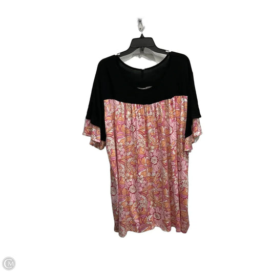 Top Short Sleeve By Clothes Mentor In Multi-colored, Size: 4x