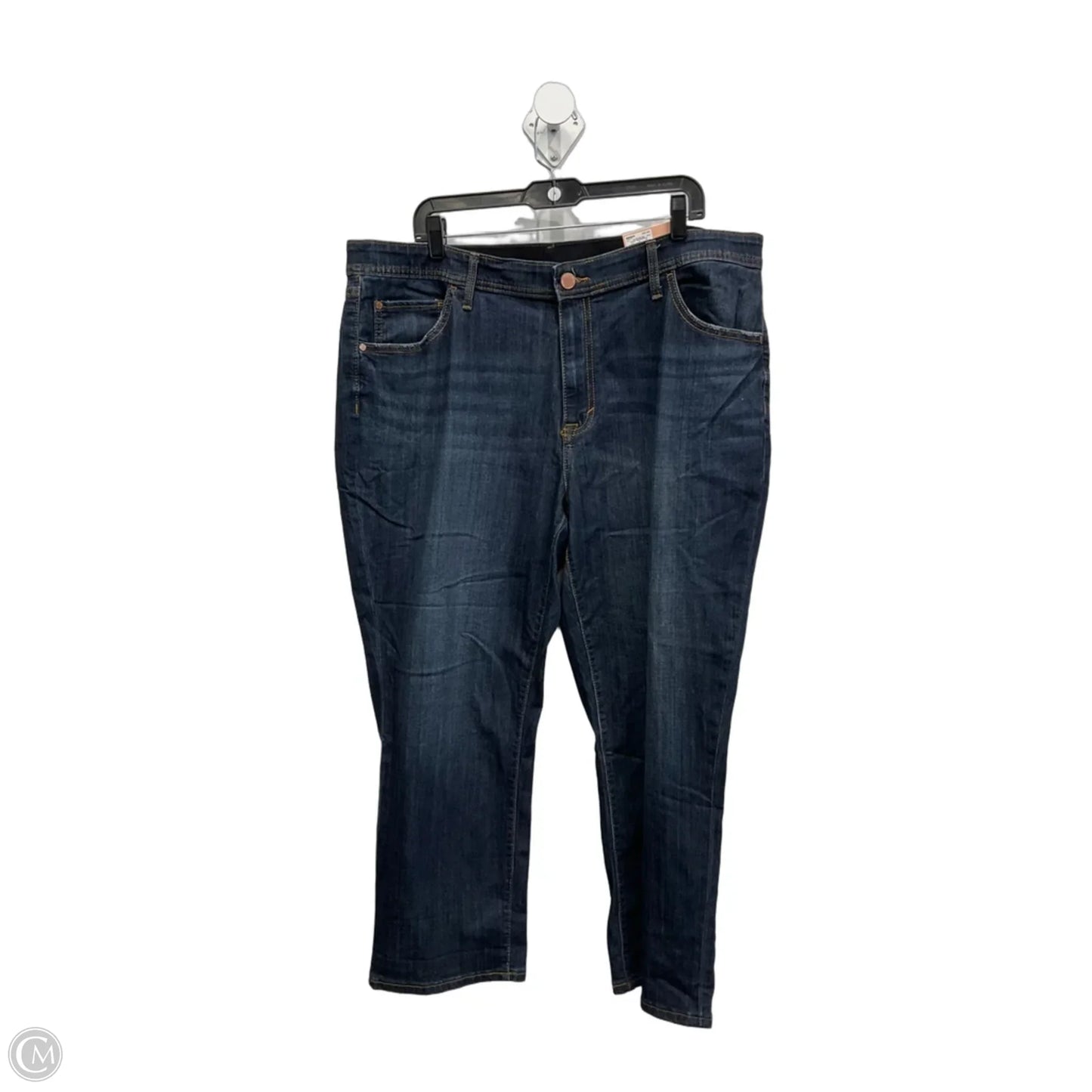 Capris By Evri In Blue Denim, Size: 20
