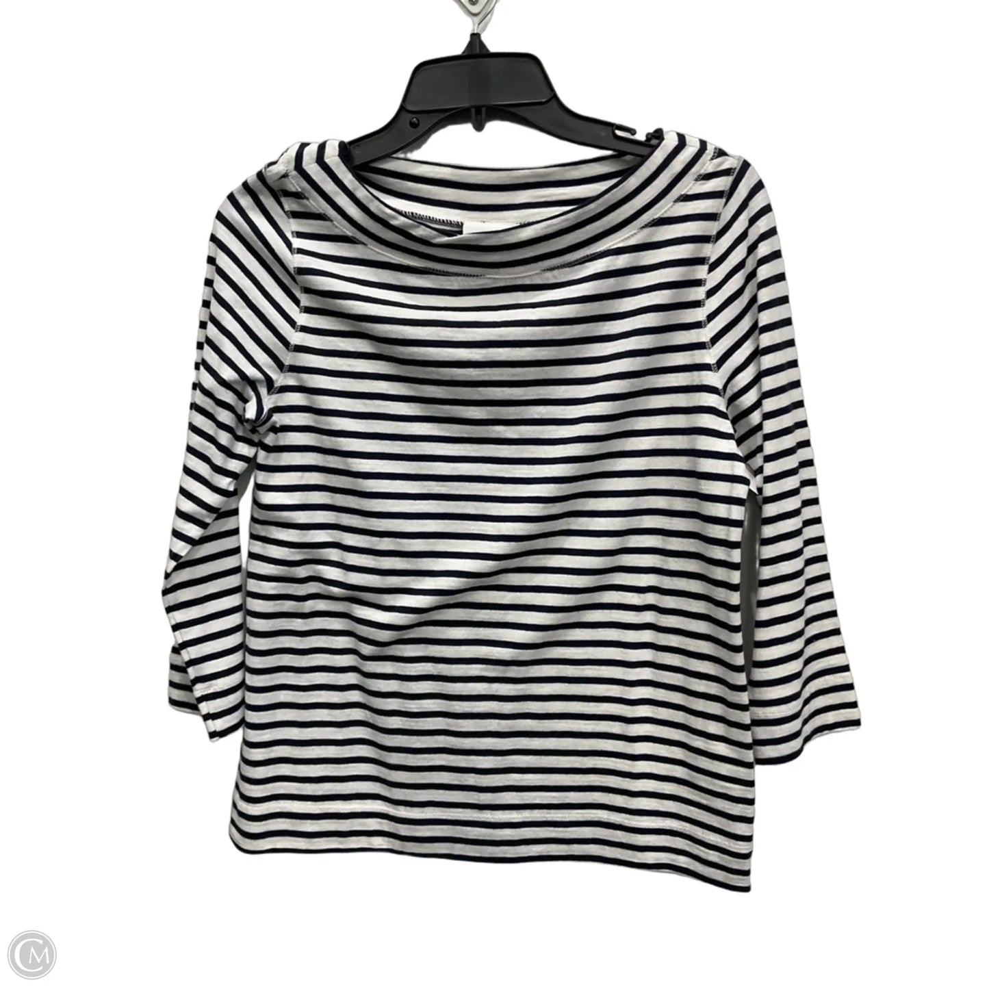 Top 3/4 Sleeve By J. Jill In Striped Pattern, Size: S