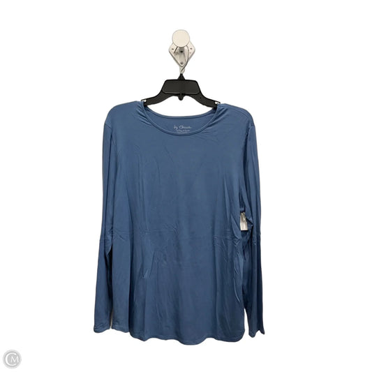 Top Long Sleeve By Chicos In Blue, Size: 3x