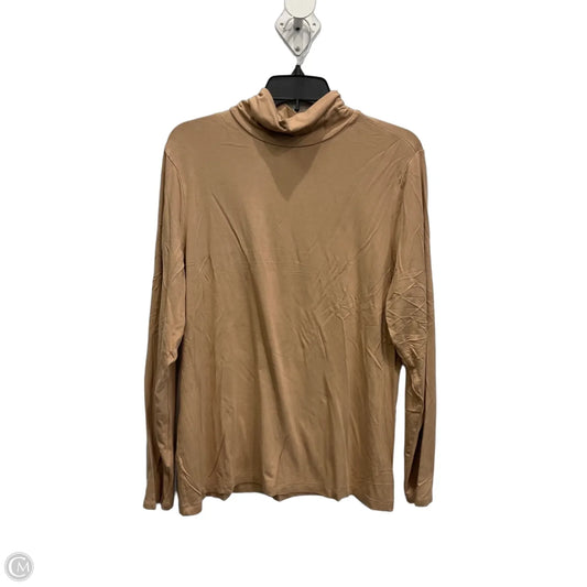 Top Long Sleeve By Chicos In Tan, Size: 3x