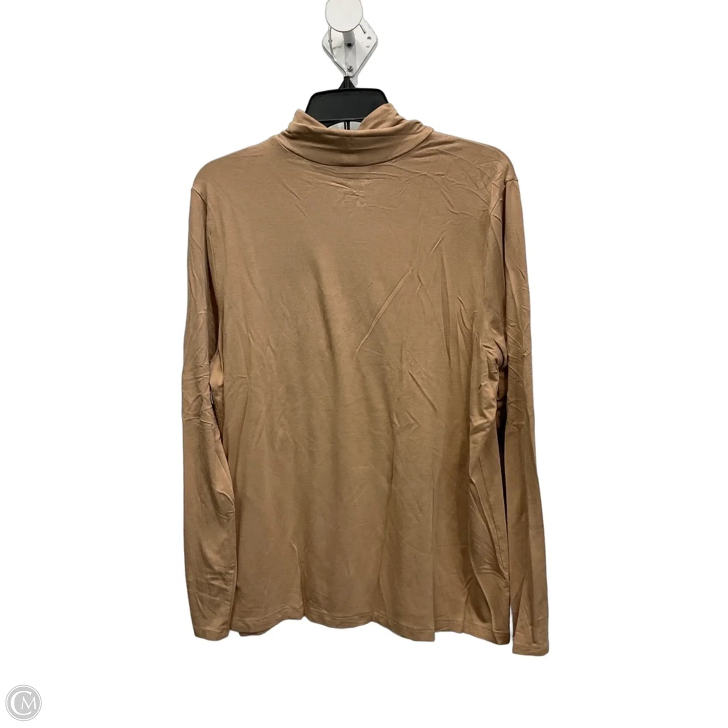 Top Long Sleeve By Chicos In Tan, Size: 3x