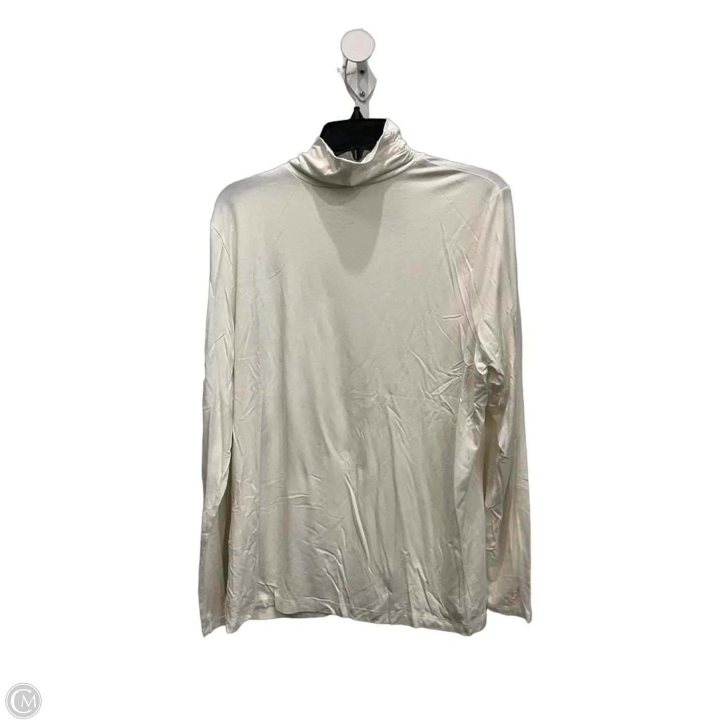 Top Long Sleeve By Chicos In Ivory, Size: 3x