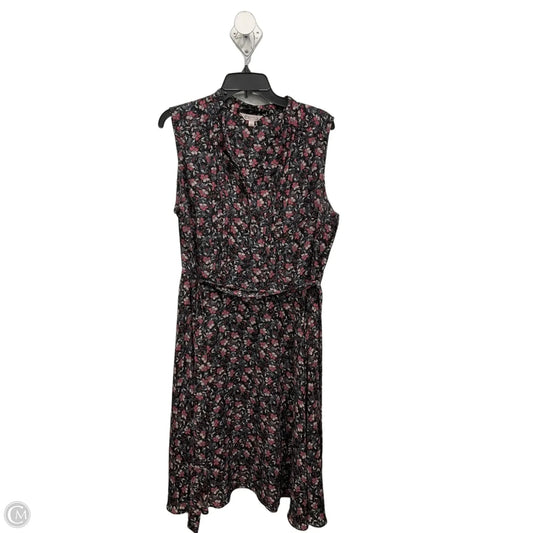 Dress Casual Midi By Nanette By Nanette Lepore In Floral Print, Size: Xl