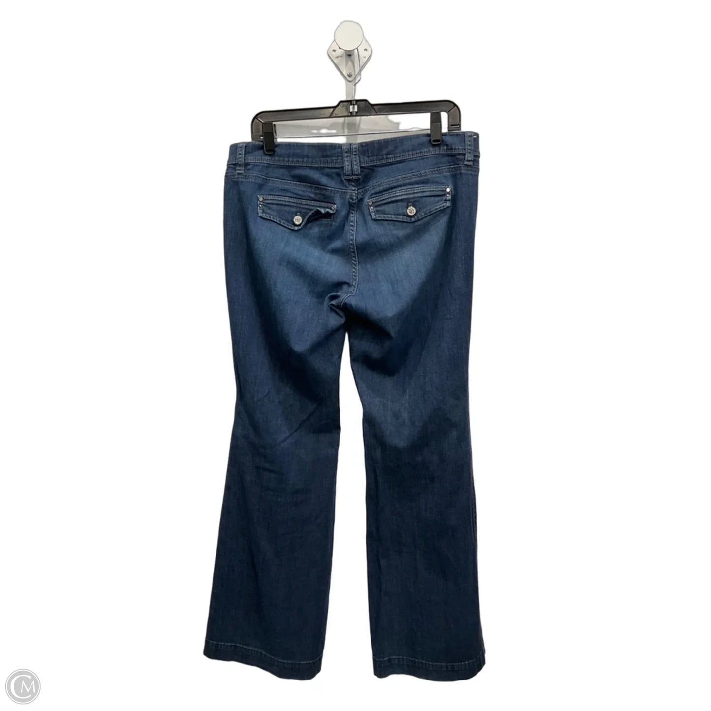 Jeans Flared By White House Black Market In Blue Denim, Size: 10