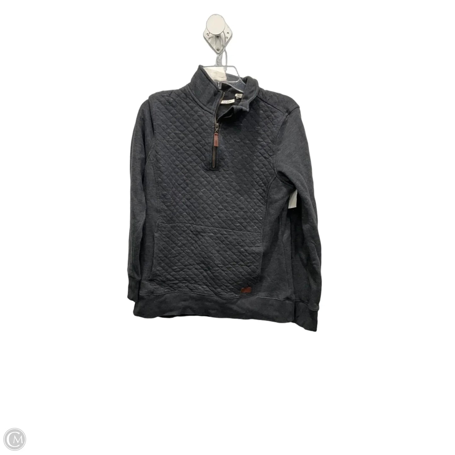 Sweatshirt Collar By L.l. Bean In Grey, Size: M