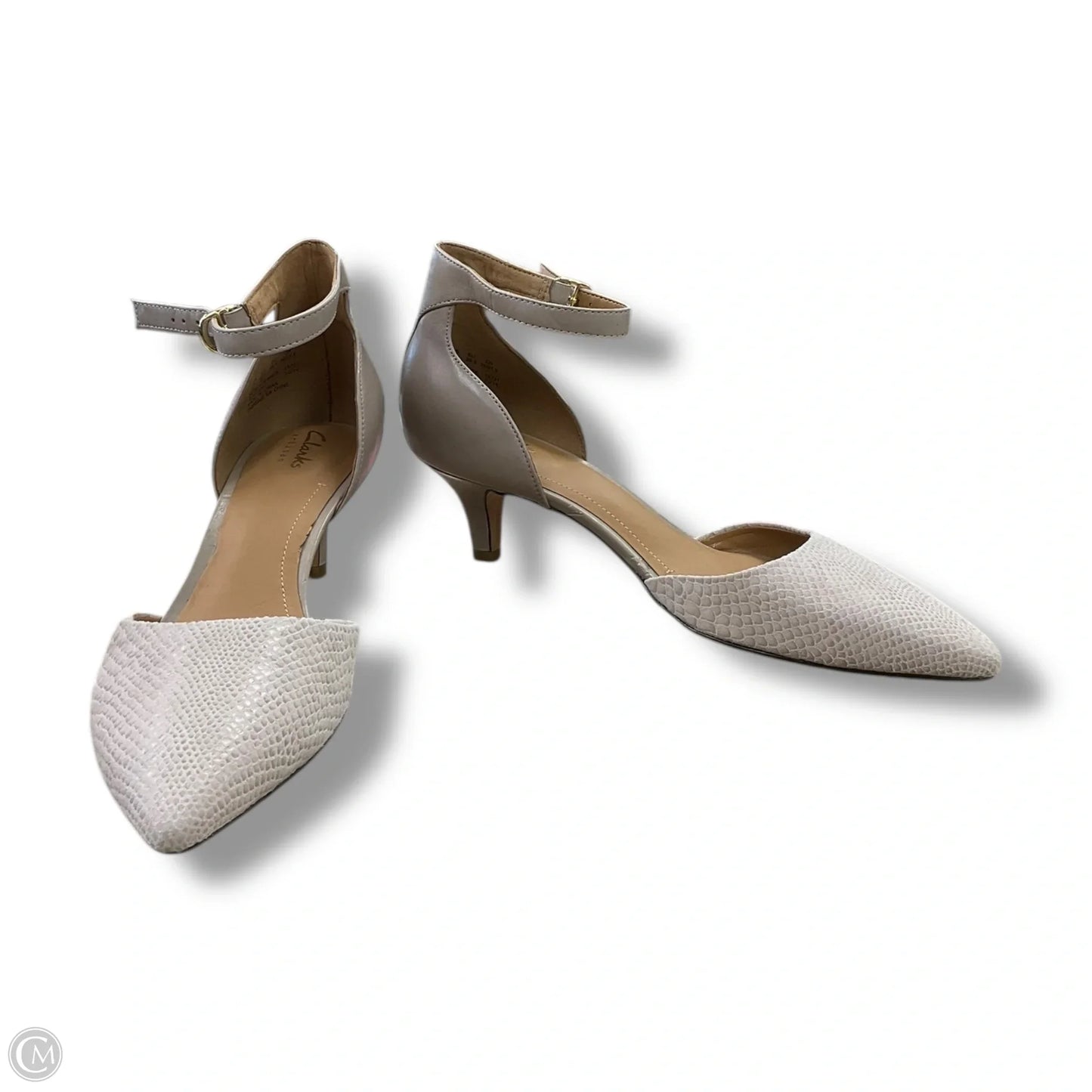 Shoes Heels Stiletto By Clarks In Tan, Size: 8.5