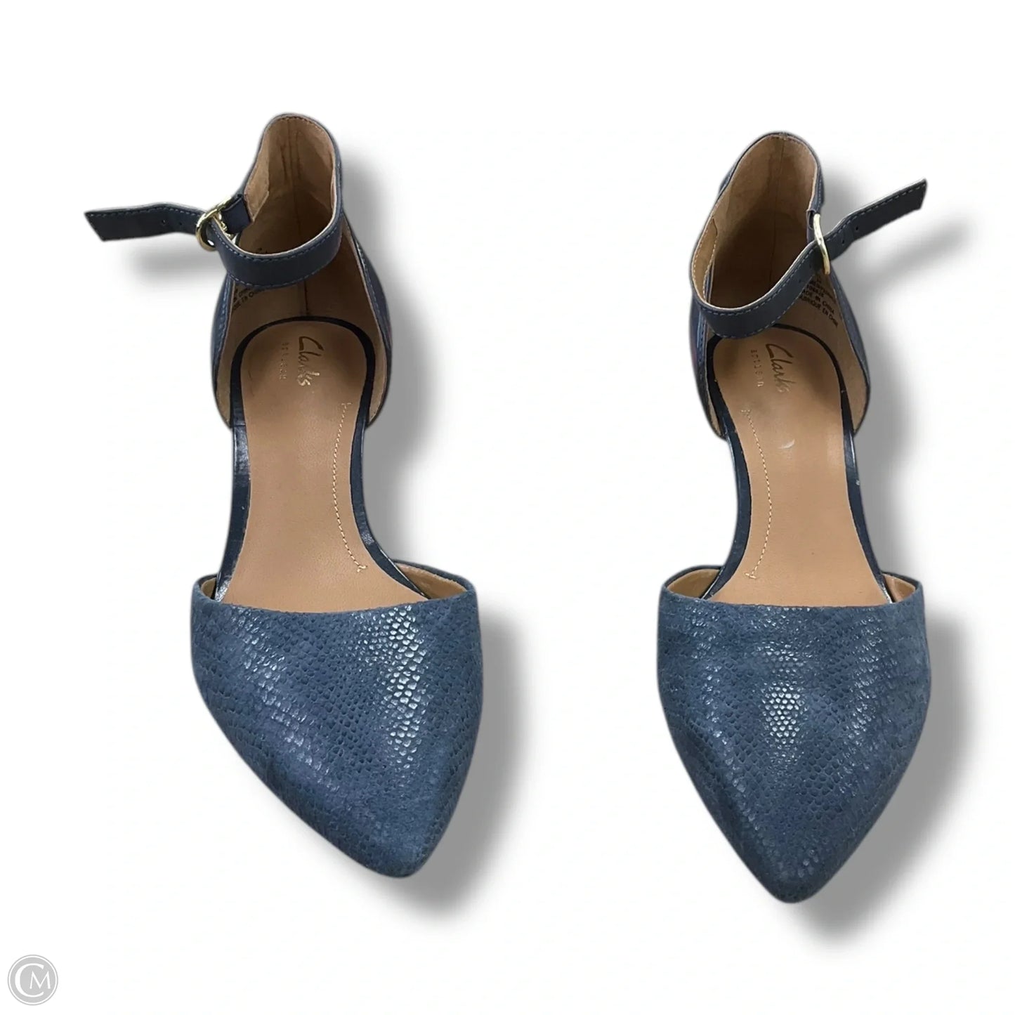 Shoes Heels Stiletto By Clarks In Blue, Size: 8.5