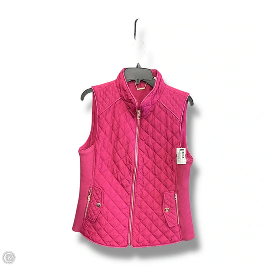 Vest Puffer & Quilted By Chicos In Pink, Size: M