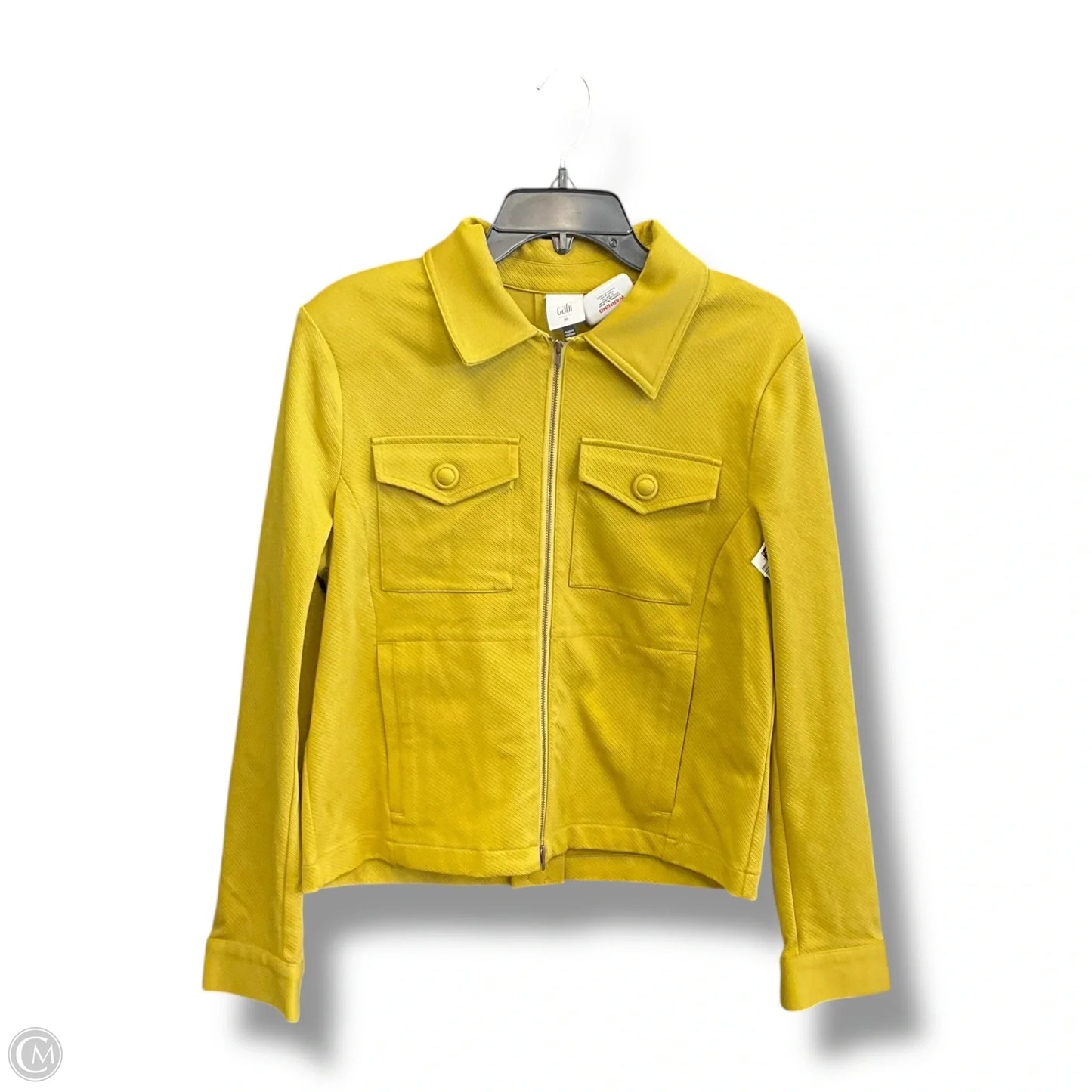 Jacket Shirt By Cabi In Green, Size: M