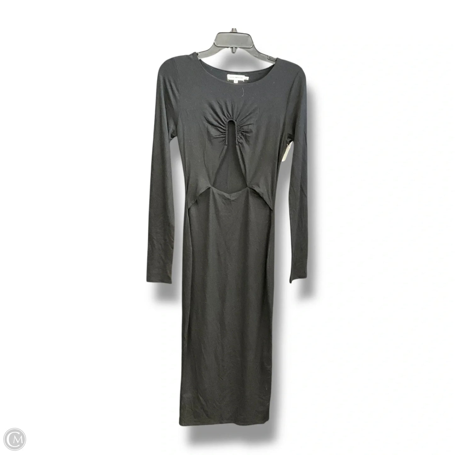 Dress Casual Maxi By Good American In Black, Size: 2