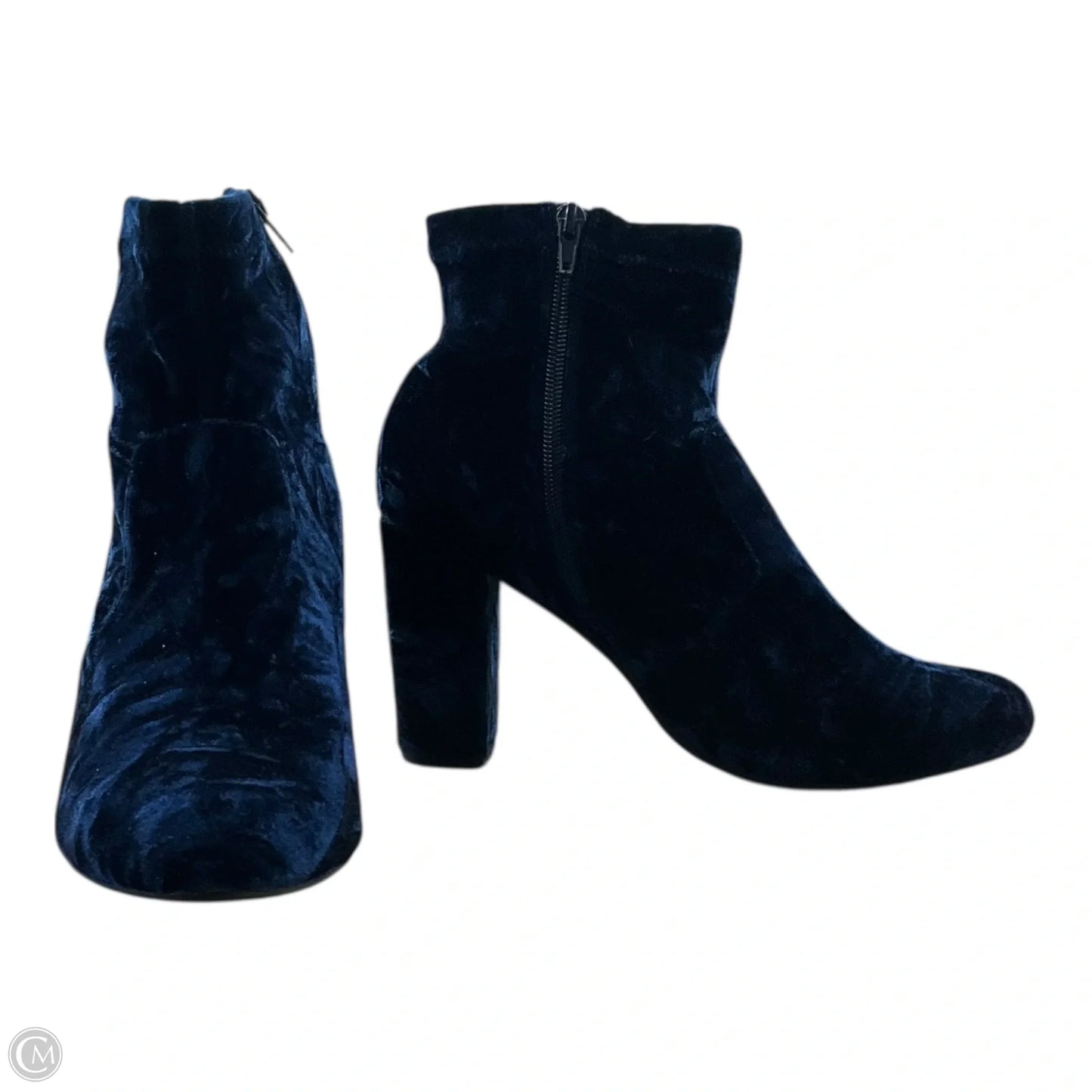 Boots Ankle Heels By Lane Bryant In Blue, Size: 10