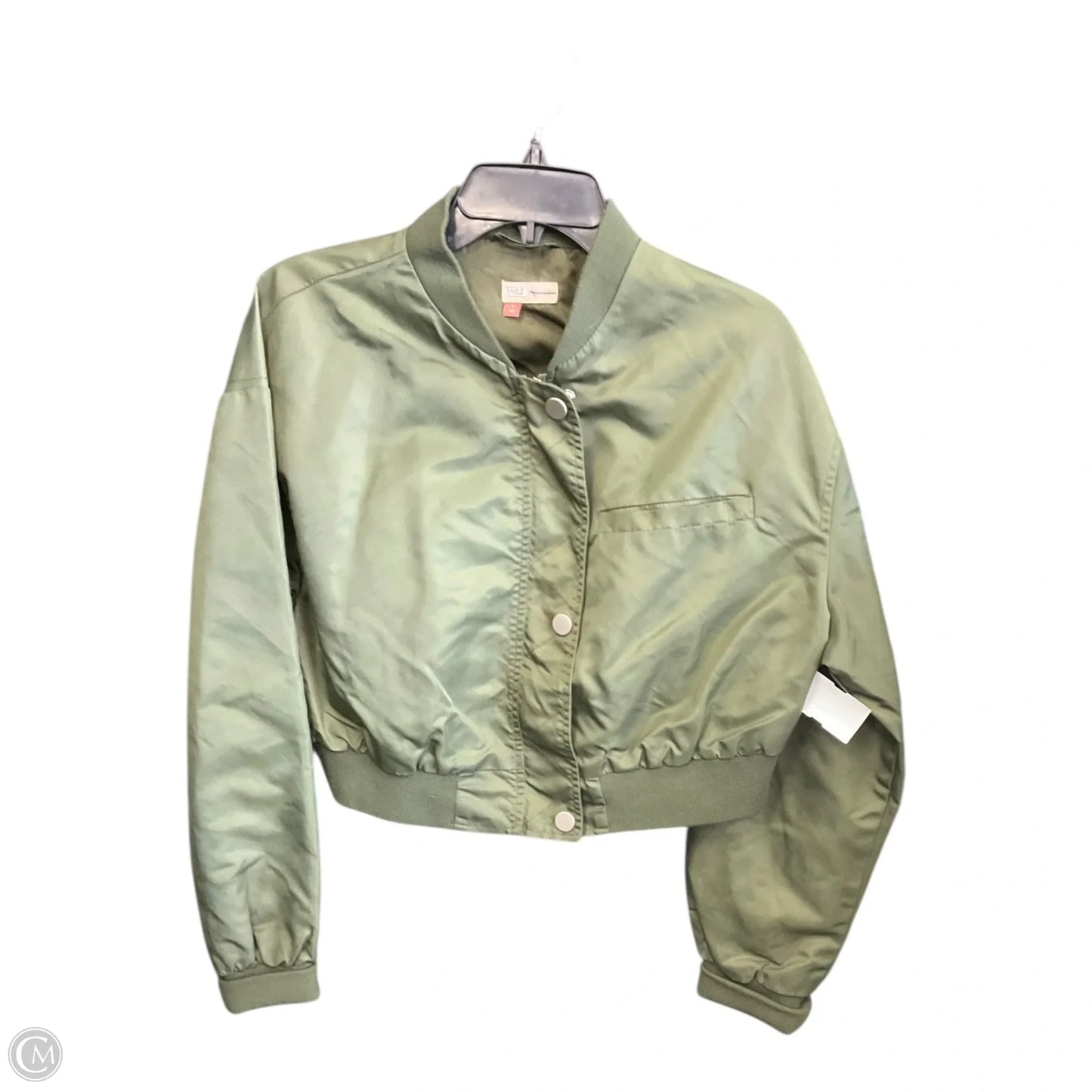 Jacket Moto By Pilcro In Green, Size: M