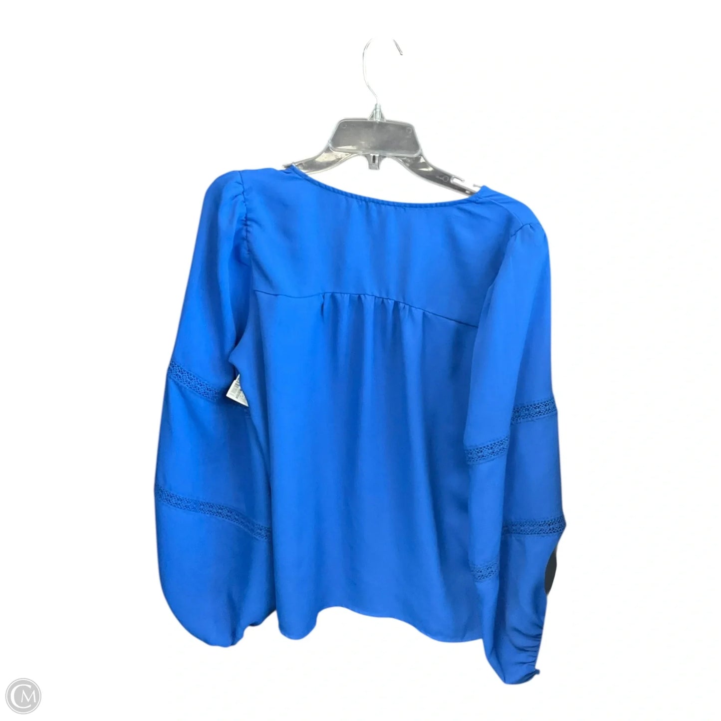 Top Long Sleeve By Vince Camuto In Blue, Size: M