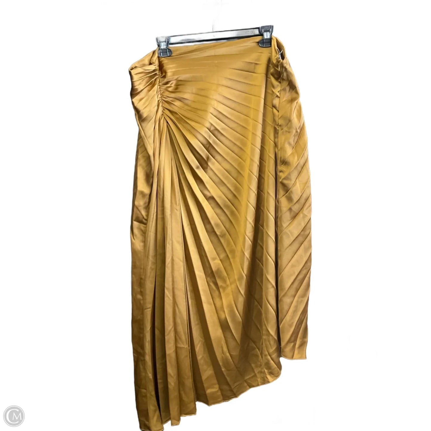 Skirt Maxi By Forever 21 In Gold, Size: 3x