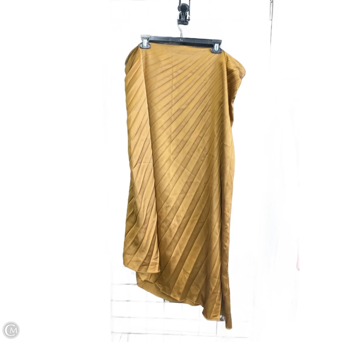 Skirt Maxi By Forever 21 In Gold, Size: 3x