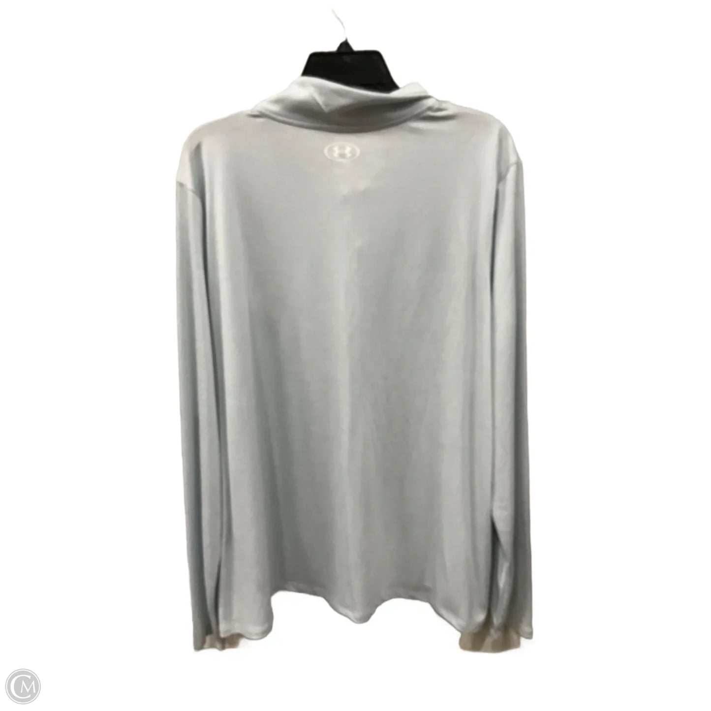 Athletic Top Long Sleeve Collar By Under Armour In Blue, Size: 2x