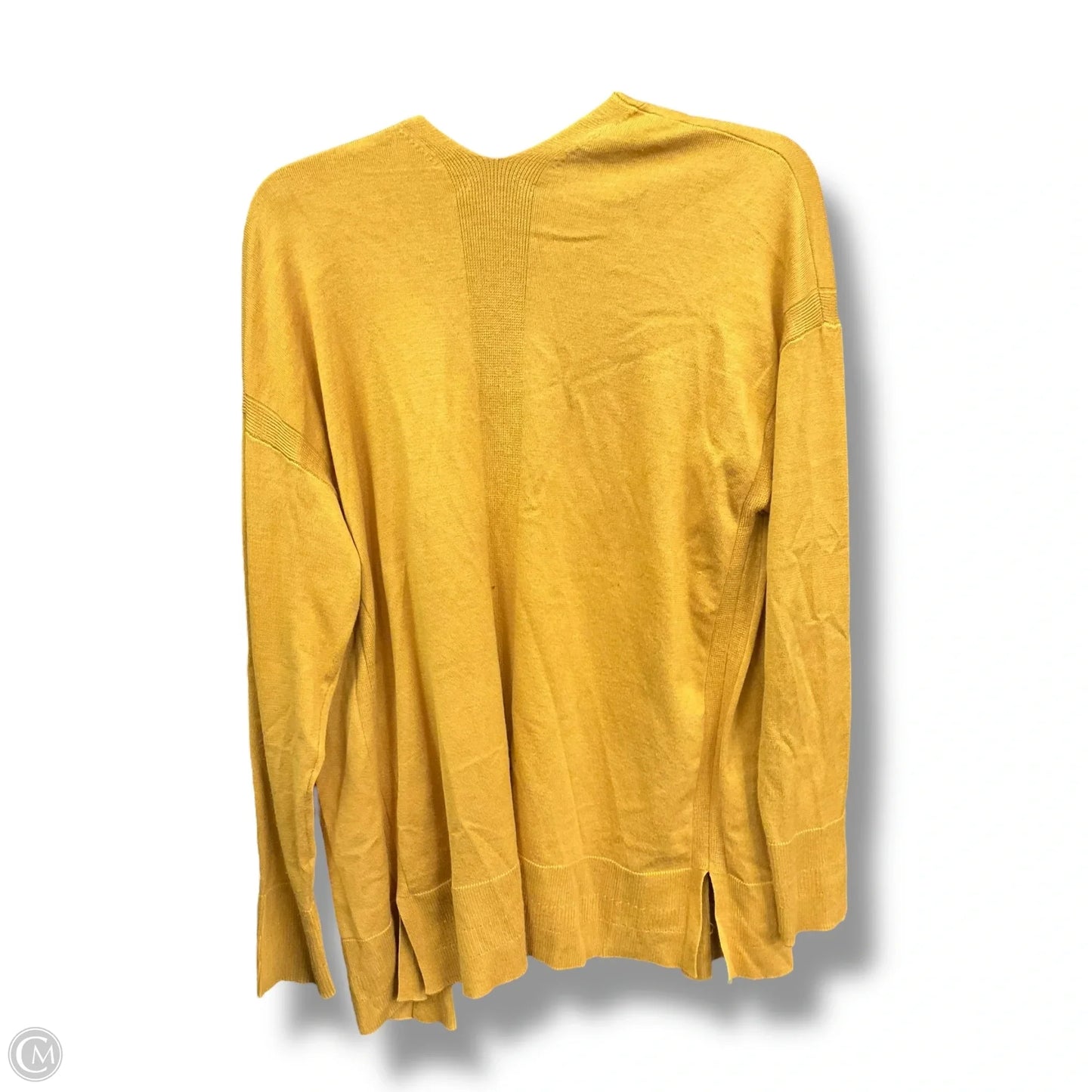 Cardigan By Time And Tru In Yellow, Size: L