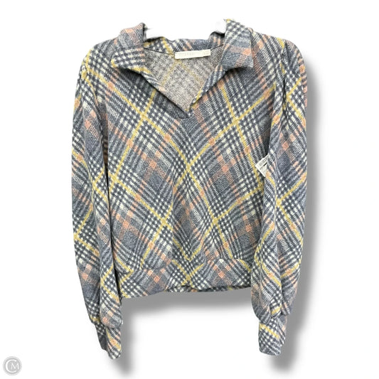 Top Long Sleeve By Lush In Multi-colored, Size: L