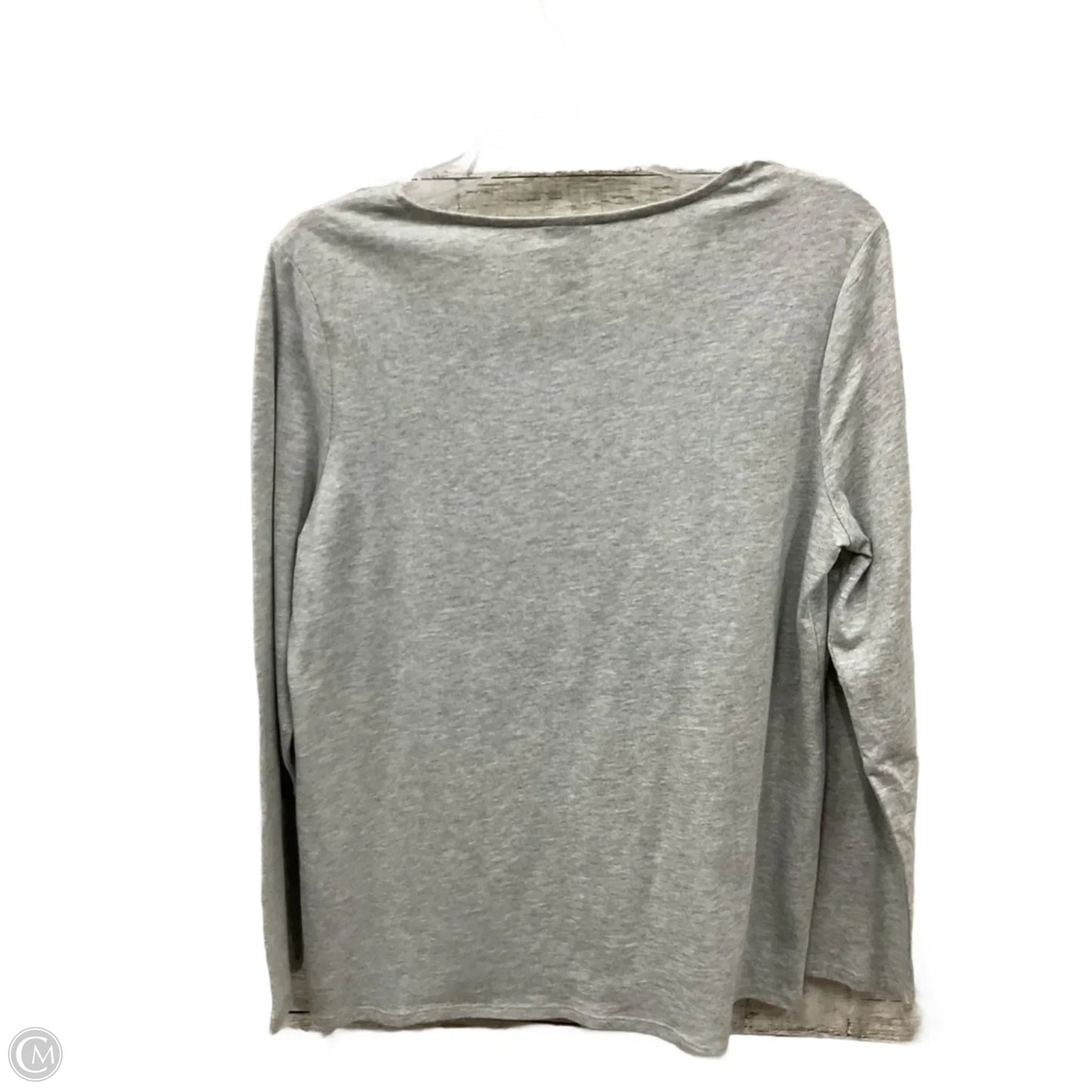 Top Long Sleeve By Chicos In Grey, Size: L