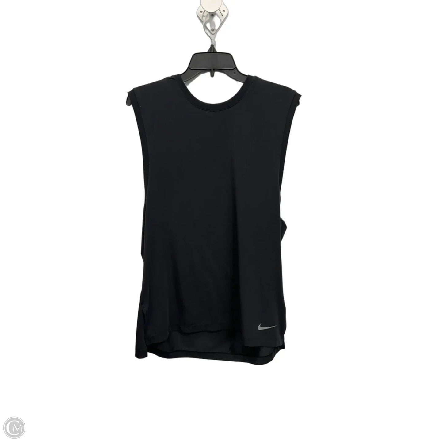 Athletic Tank Top By Nike In Black, Size: L