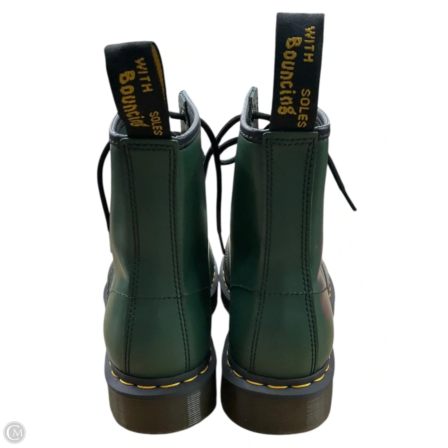 Boots Combat By Dr Martens In Green, Size: 10