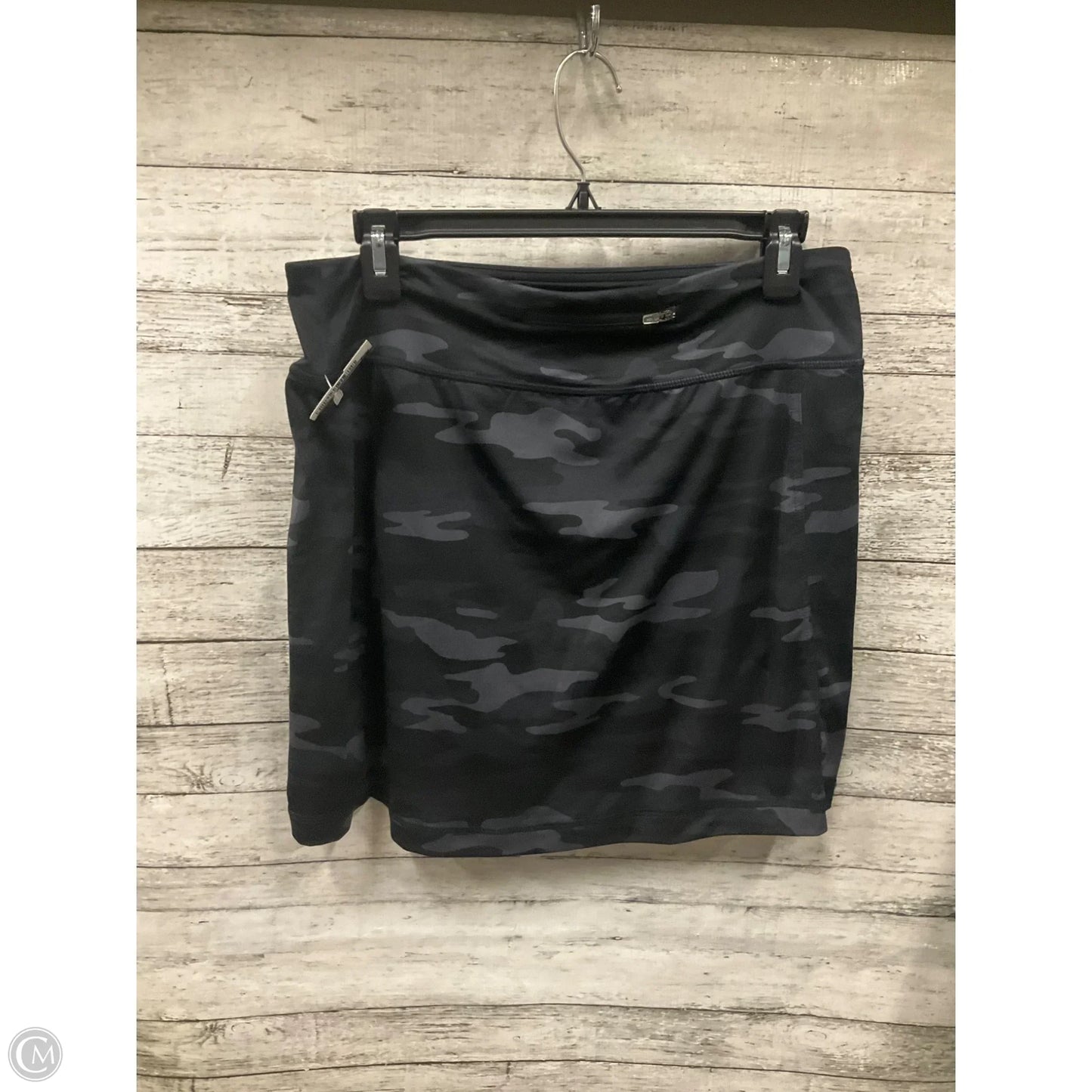 Athletic Skort By J. Jill In Black & Grey, Size: S