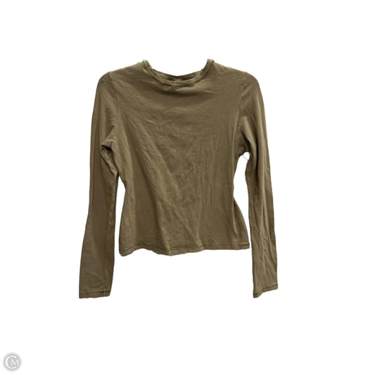 Athletic Top Long Sleeve Crewneck By Skims In Green, Size: L