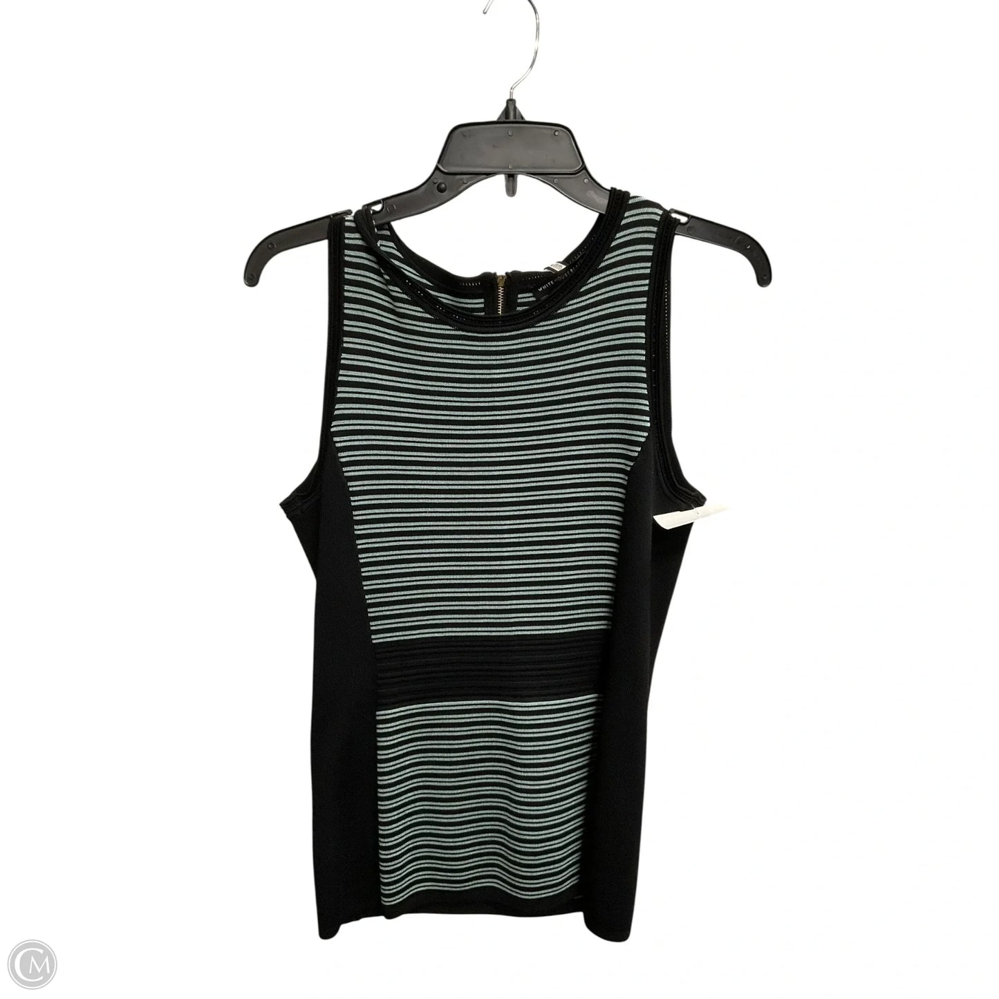 Top Sleeveless By White House Black Market In Black & Grey, Size: S
