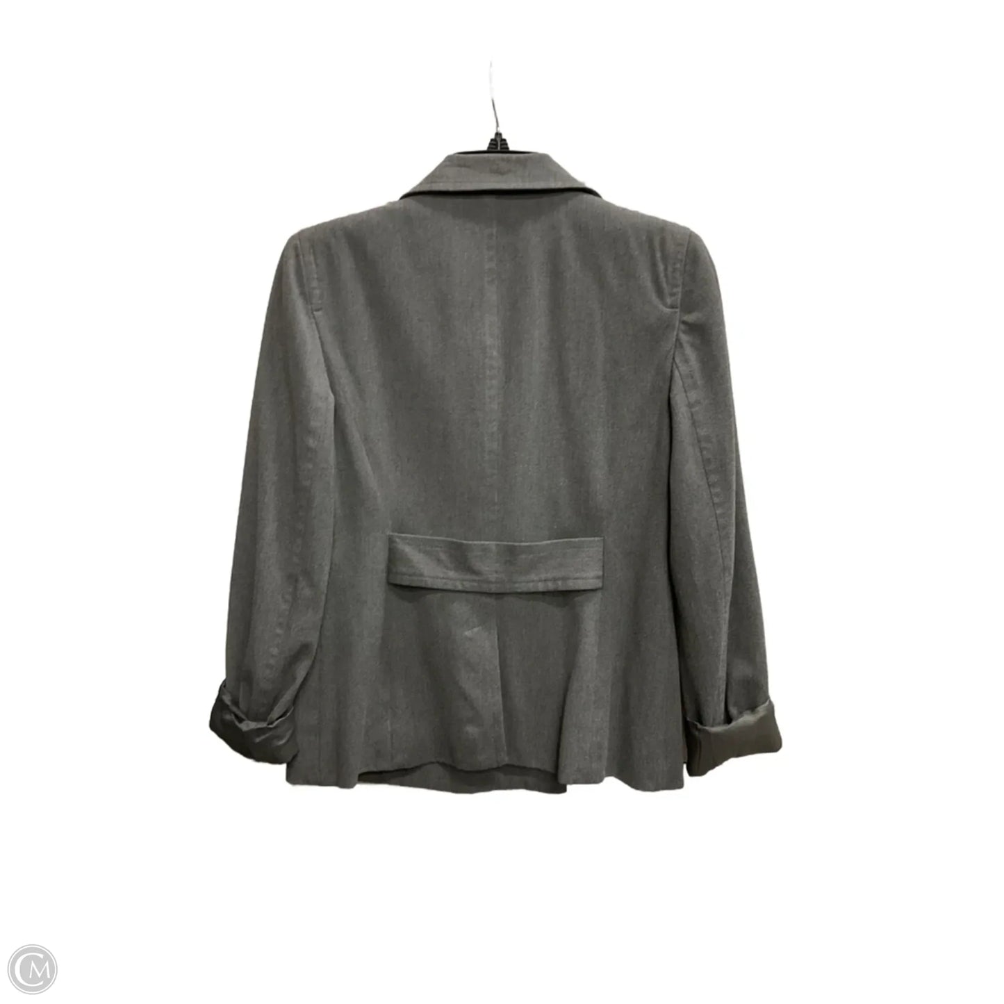 Blazer By Ann Taylor In Grey, Size: 2