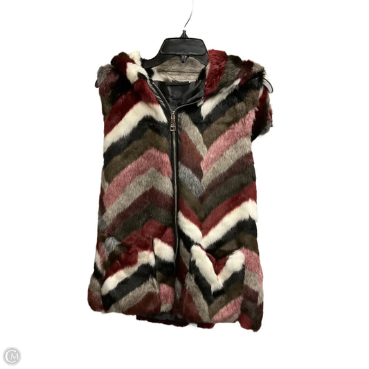 Vest Faux Fur & Sherpa By Steve Madden In Multi-colored, Size: S